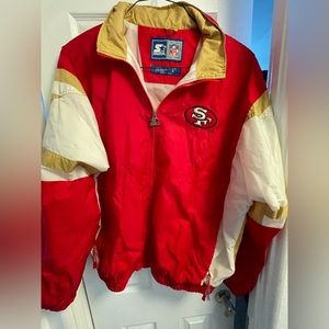 Vintage 49ers Starter jacket in fantastic shape. Size XL